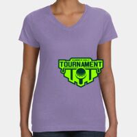 Women's V-Neck Fine Jersey Tee Thumbnail