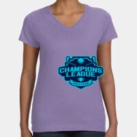 Women's V-Neck Fine Jersey Tee Thumbnail