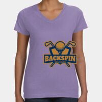 Women's V-Neck Fine Jersey Tee Thumbnail