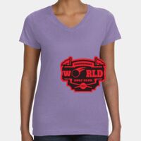 Women's V-Neck Fine Jersey Tee Thumbnail