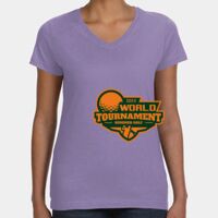 Women's V-Neck Fine Jersey Tee Thumbnail
