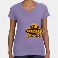 Women's V-Neck Fine Jersey Tee Thumbnail