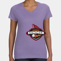 Women's V-Neck Fine Jersey Tee Thumbnail