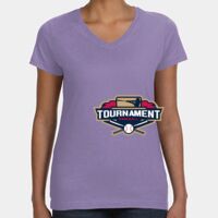 Women's V-Neck Fine Jersey Tee Thumbnail