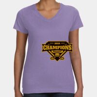 Women's V-Neck Fine Jersey Tee Thumbnail
