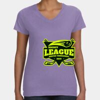 Women's V-Neck Fine Jersey Tee Thumbnail