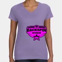 Women's V-Neck Fine Jersey Tee Thumbnail