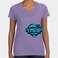 Women's V-Neck Fine Jersey Tee Thumbnail