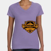 Women's V-Neck Fine Jersey Tee Thumbnail