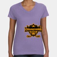 Women's V-Neck Fine Jersey Tee Thumbnail