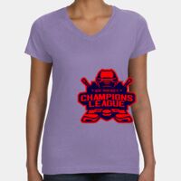 Women's V-Neck Fine Jersey Tee Thumbnail