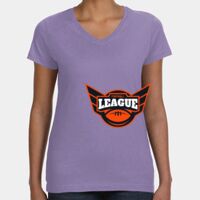 Women's V-Neck Fine Jersey Tee Thumbnail
