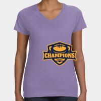 Women's V-Neck Fine Jersey Tee Thumbnail