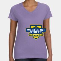 Women's V-Neck Fine Jersey Tee Thumbnail