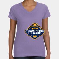 Women's V-Neck Fine Jersey Tee Thumbnail