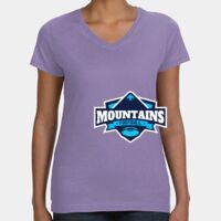 Women's V-Neck Fine Jersey Tee Thumbnail