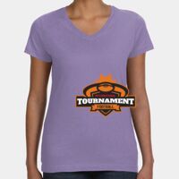 Women's V-Neck Fine Jersey Tee Thumbnail