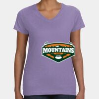 Women's V-Neck Fine Jersey Tee Thumbnail