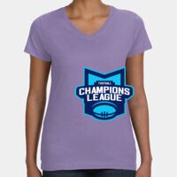 Women's V-Neck Fine Jersey Tee Thumbnail