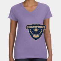 Women's V-Neck Fine Jersey Tee Thumbnail