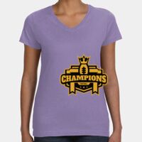 Women's V-Neck Fine Jersey Tee Thumbnail