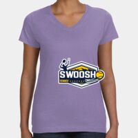Women's V-Neck Fine Jersey Tee Thumbnail