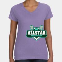 Women's V-Neck Fine Jersey Tee Thumbnail