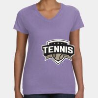 Women's V-Neck Fine Jersey Tee Thumbnail