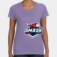Women's V-Neck Fine Jersey Tee Thumbnail