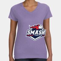Women's V-Neck Fine Jersey Tee Thumbnail