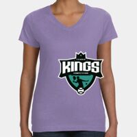 Women's V-Neck Fine Jersey Tee Thumbnail