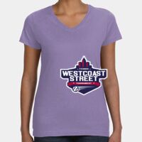 Women's V-Neck Fine Jersey Tee Thumbnail