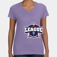 Women's V-Neck Fine Jersey Tee Thumbnail