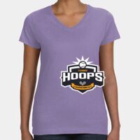 Women's V-Neck Fine Jersey Tee Thumbnail
