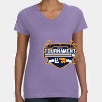 Women's V-Neck Fine Jersey Tee Thumbnail
