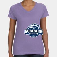 Women's V-Neck Fine Jersey Tee Thumbnail