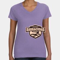 Women's V-Neck Fine Jersey Tee Thumbnail