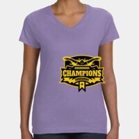 Women's V-Neck Fine Jersey Tee Thumbnail