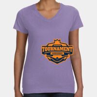 Women's V-Neck Fine Jersey Tee Thumbnail