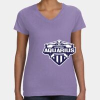 Women's V-Neck Fine Jersey Tee Thumbnail