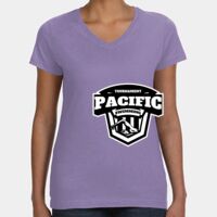 Women's V-Neck Fine Jersey Tee Thumbnail