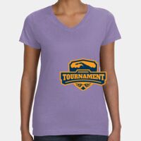 Women's V-Neck Fine Jersey Tee Thumbnail