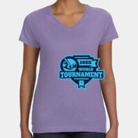 Women's V-Neck Fine Jersey Tee Thumbnail