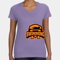 Women's V-Neck Fine Jersey Tee Thumbnail