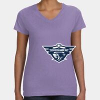 Women's V-Neck Fine Jersey Tee Thumbnail