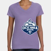 Women's V-Neck Fine Jersey Tee Thumbnail