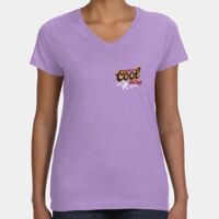 Women's V-Neck Fine Jersey Tee Thumbnail