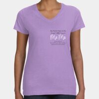 Women's V-Neck Fine Jersey Tee Thumbnail