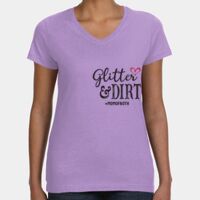 Women's V-Neck Fine Jersey Tee Thumbnail