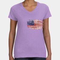 Women's V-Neck Fine Jersey Tee Thumbnail